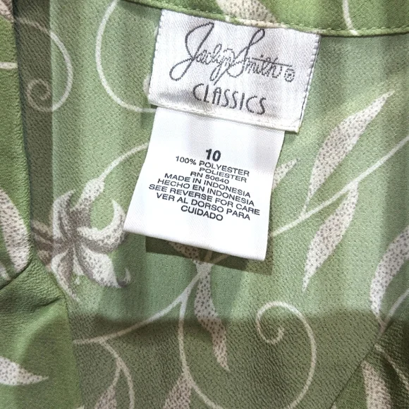 Vintage Floral Dress / Vintage Jaclyn Smith Maxi - Picture 6 of 10